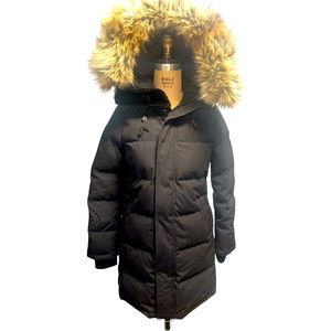 Aritizia Tna St Anton Down Hooded Puffer 700 Parka Coat Winter Snow Jacket XXS